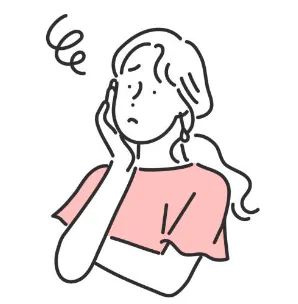 困っている女性